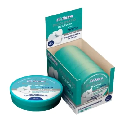 Suplemento Pastilha Flofarma Picolinato De Cromo 38G preço